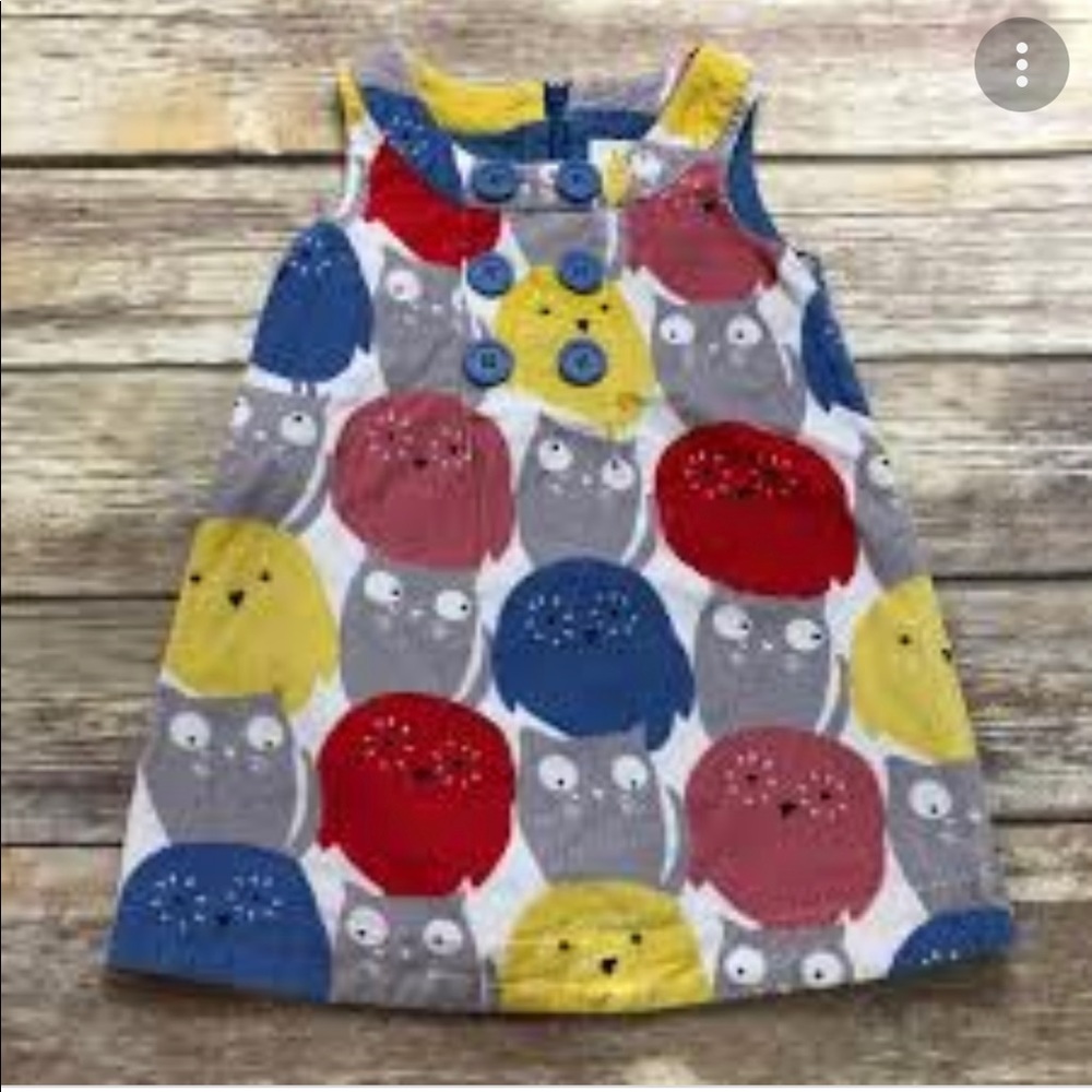 Mini Boden Owl Pinnie Cord 7-8